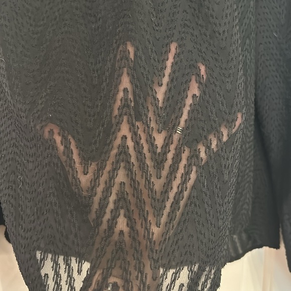 Sheer black top - Picture 2 of 2